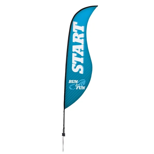 13' sail sign made of super poly knit fabric with a... from ASI 87188 Showdown Displays