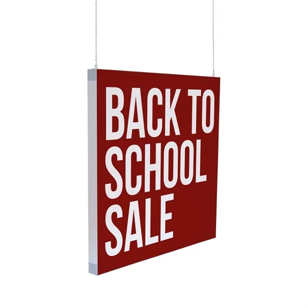 Put your brand overhead! This ceiling-mounted kit features vibrant graphics that... from ASI 87188 Showdown Displays