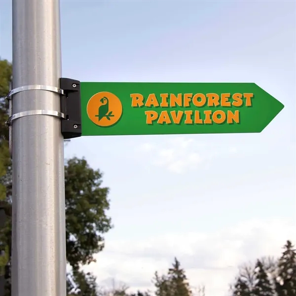 Don't let your guests get lost! Provide direction with this rigid... from ASI 87188 Showdown Displays