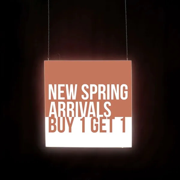 This light-up display is a marketing powerhouse that hangs from the... from ASI 87188 Showdown Displays