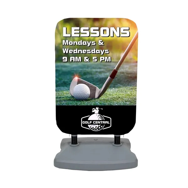 Our wildly popular EuroFit display combined with a flexible ballast base... from ASI 87188 Showdown Displays