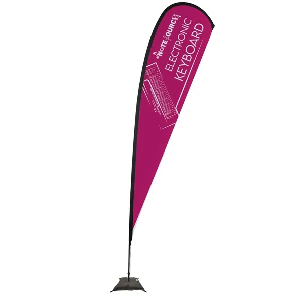 Elite Sail Sign Flags showcase brilliant colors and a long-lasting UV... from ASI 87188 Showdown Displays