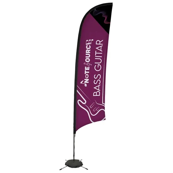 Elite Sail Sign Flags showcase brilliant colors and a long-lasting UV... from ASI 87188 Showdown Displays