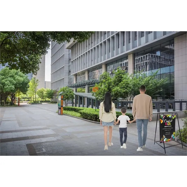 Attract business with this motion-filled, eye-catching swinging A-frame.... from ASI 87188 Showdown Displays