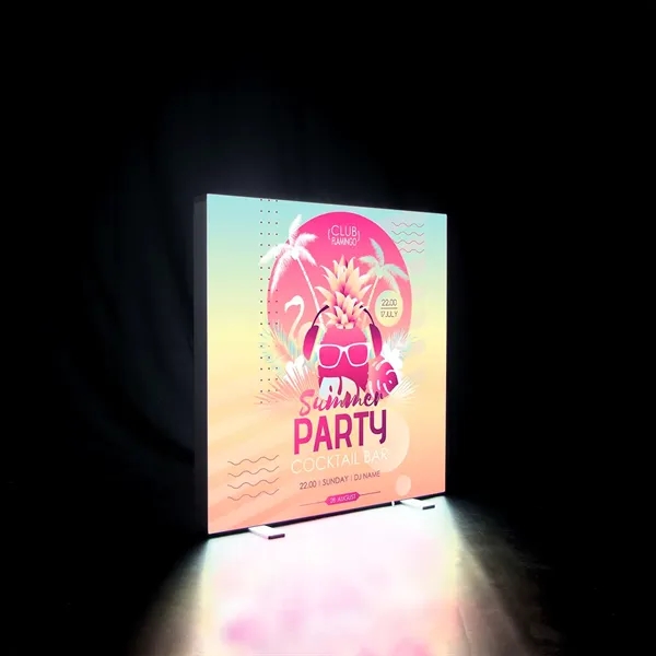 4' x 4' display kit with lightweight aluminum frame, LED lights... from ASI 87188 Showdown Displays