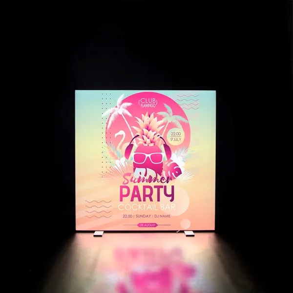 4' x 4' display kit with lightweight aluminum frame, LED lights... from ASI 87188 Showdown Displays