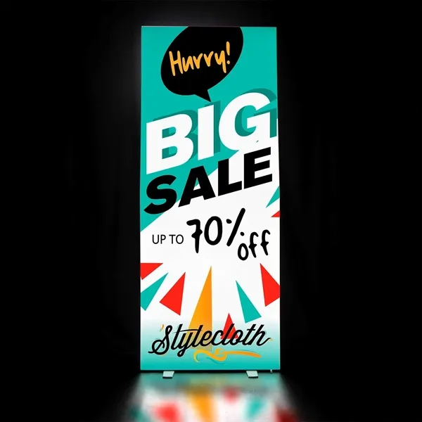 3' x 8' double sided floor display with built in LED... from ASI 87188 Showdown Displays