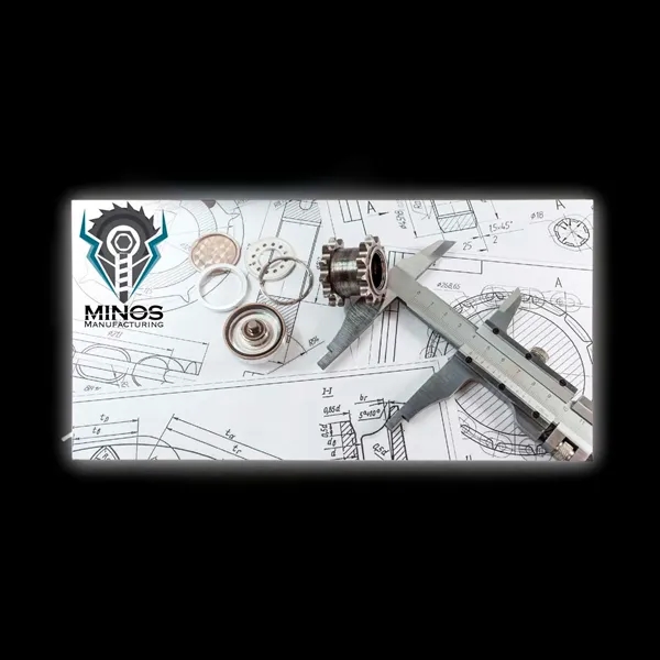 30" x 60" wall mount kit with backlit dye sublimated graphics.... from ASI 87188 Showdown Displays