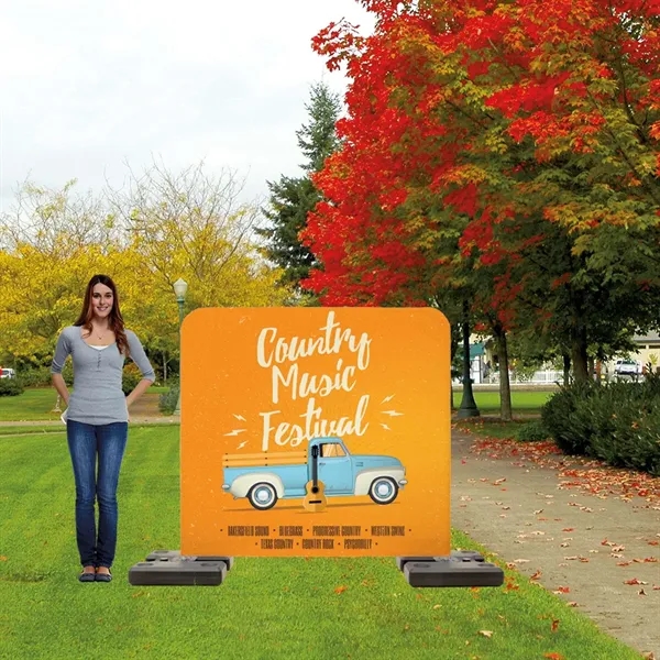 Outdoor ballast display kit with frame, ballast and dye sublimated graphic... from ASI 87188 Showdown Displays