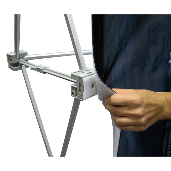 10' tall floor display kit with sublimated graphics on the polyester... from ASI 87188 Showdown Displays