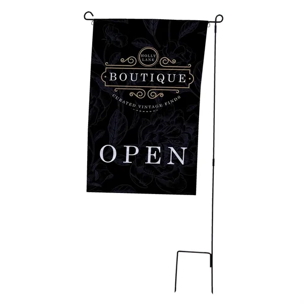 30" x 48" nylon garden flag with pole pocket, crossbar and... from ASI 87188 Showdown Displays