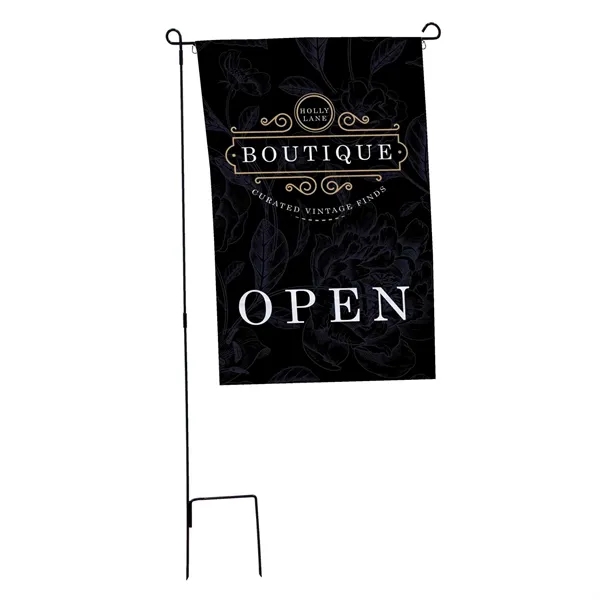 30" x 48" nylon garden flag with pole pocket, crossbar and... from ASI 87188 Showdown Displays