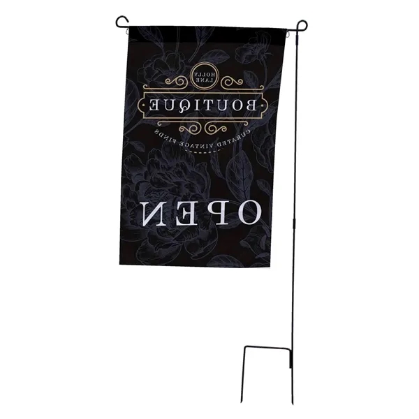 30" x 48" nylon garden flag with pole pocket, crossbar and... from ASI 87188 Showdown Displays