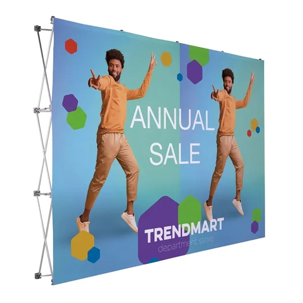 10' straight splash face kit with graphic panel.... from ASI 87188 Showdown Displays