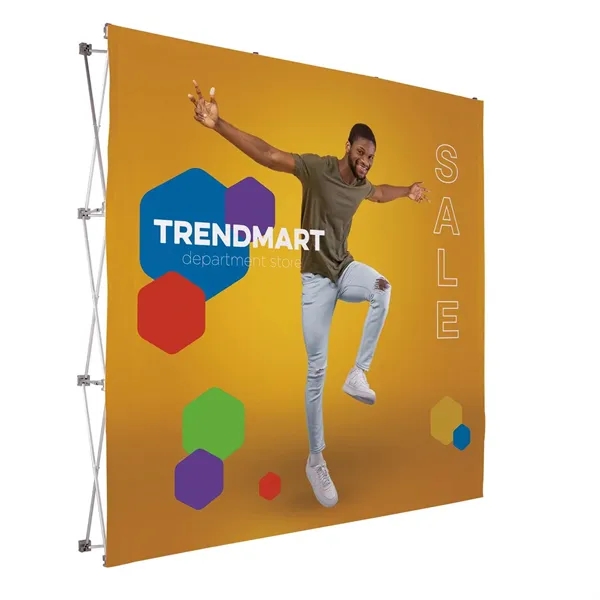 8' straight splash face kit with graphic panel.... from ASI 87188 Showdown Displays