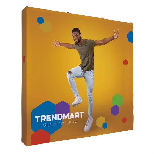 8' straight splash wrap kit with graphic panel that covers the... from ASI 87188 Showdown Displays