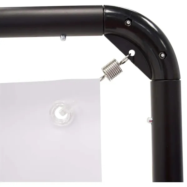 101.75" x 90.375" x 15.375" polyester and aluminum FrameWorx Quad Face... from ASI 87188 Showdown Displays