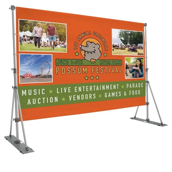 Headliner display kit with polyester woven banner, parts and hardware.... from ASI 87188 Showdown Displays