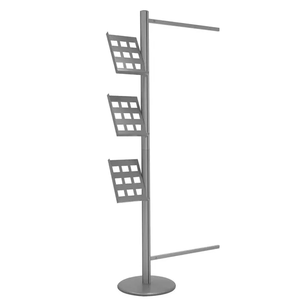 26.875" x 74" x 14.625" aluminum flex banner single display rack... from ASI 87188 Showdown Displays