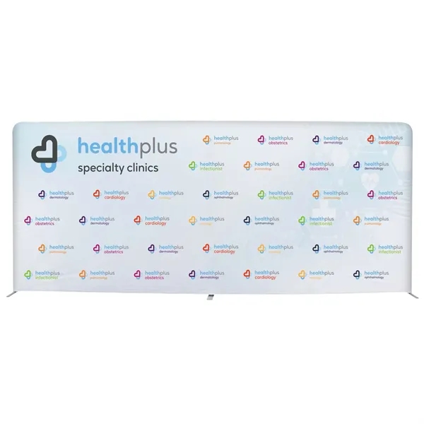 20' EuroFit straight wall kit with dye sublimated, double-sided graphic cover.... from ASI 87188 Showdown Displays