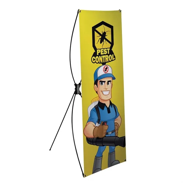 23.5" x 60" Tri-X display kit with customizable vinyl banner.... from ASI 87188 Showdown Displays