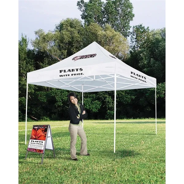 Standard tent kit with a 10' tent, crank-up canopy, stake kit,... from ASI 87188 Showdown Displays