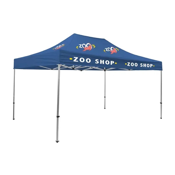 Tent kit with a 15' x 10' tent, crank-up canopy, stake... from ASI 87188 Showdown Displays