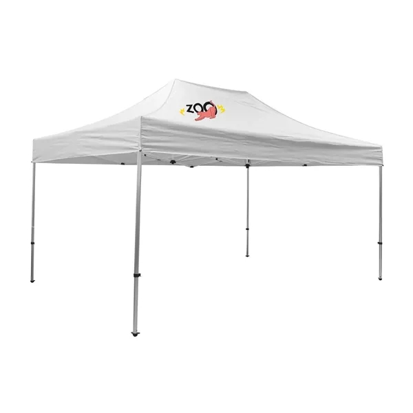 Tent kit with a 15' x 10' tent, crank-up canopy, stake... from ASI 87188 Showdown Displays