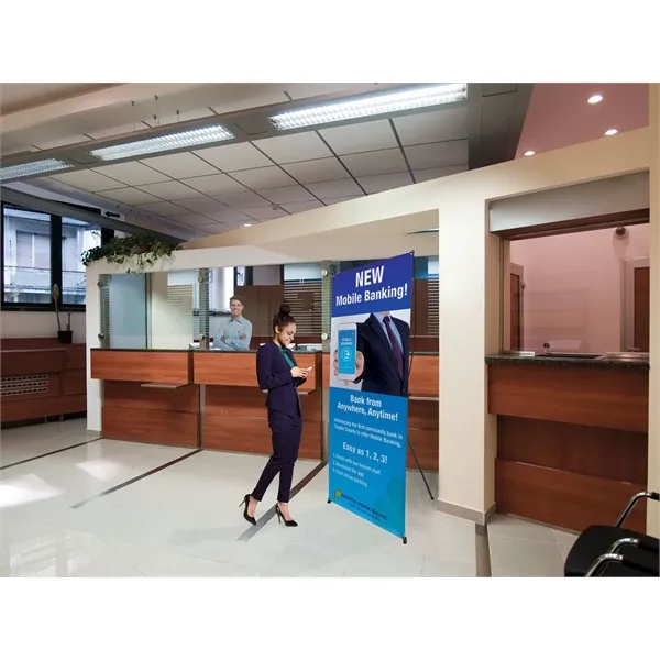 40" x 75" x 14" Taurus Banner Display Kit with Titan... from ASI 87188 Showdown Displays