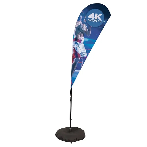 6' teardrop sail sign made of super poly knit fabric with... from ASI 87188 Showdown Displays
