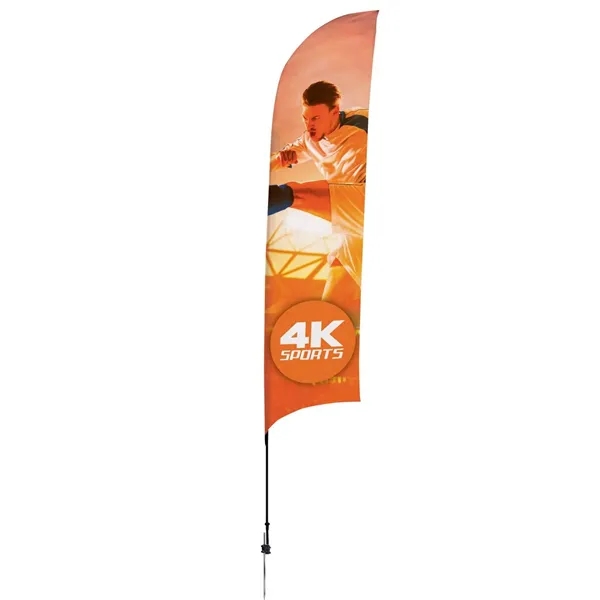 13' razor sail sign made of super poly knit fabric with... from ASI 87188 Showdown Displays