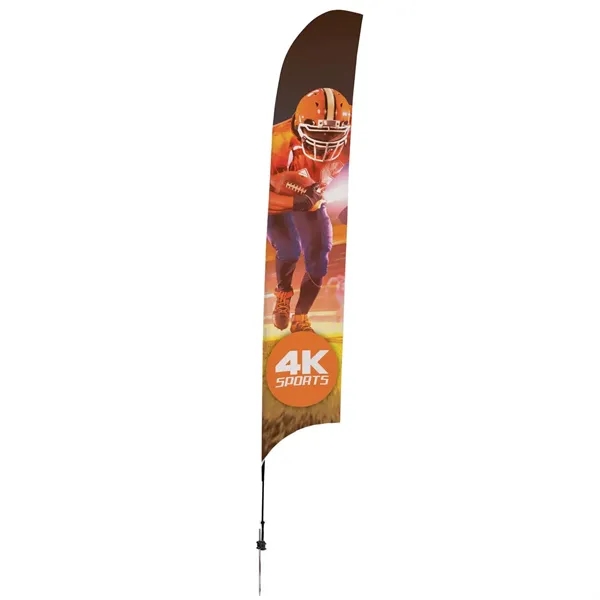 17' razor sail sign made of super poly knit fabric with... from ASI 87188 Showdown Displays