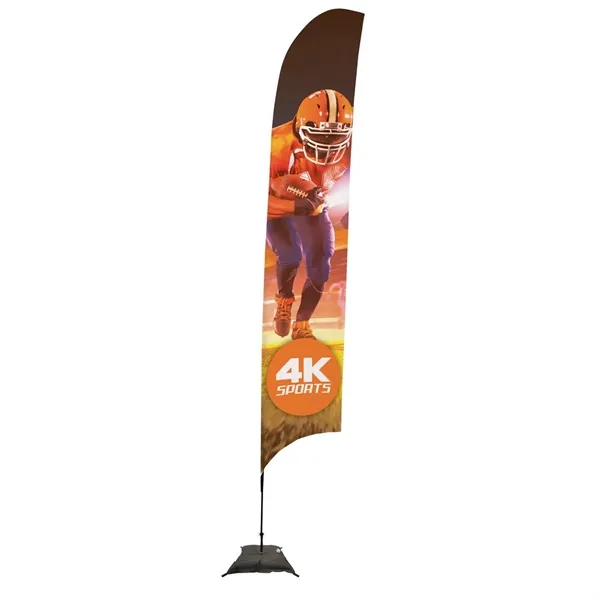 17' razor sail sign made of super poly knit fabric with... from ASI 87188 Showdown Displays