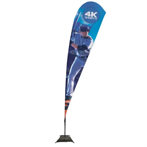 15' teardrop sail sign made of super poly knit fabric with... from ASI 87188 Showdown Displays