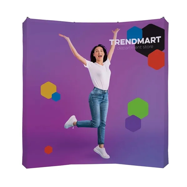 8' curved splash floor display kit.... from ASI 87188 Showdown Displays