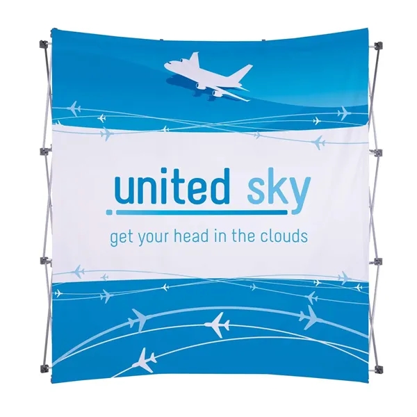 8' curved splash floor display face kit with dye sublimated graphic... from ASI 87188 Showdown Displays