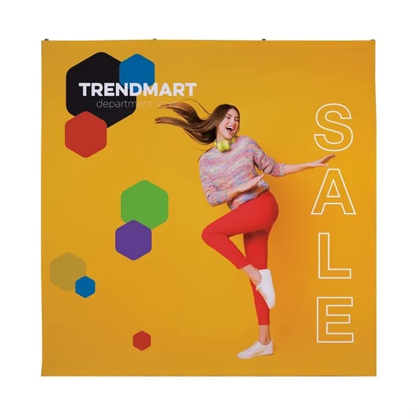 8' straight splash floor display face kit with dye sublimated graphic... from ASI 87188 Showdown Displays