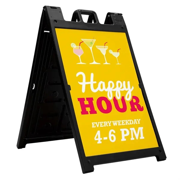 Deluxe A-frame with single-sided signboard and carry handle.... from ASI 87188 Showdown Displays