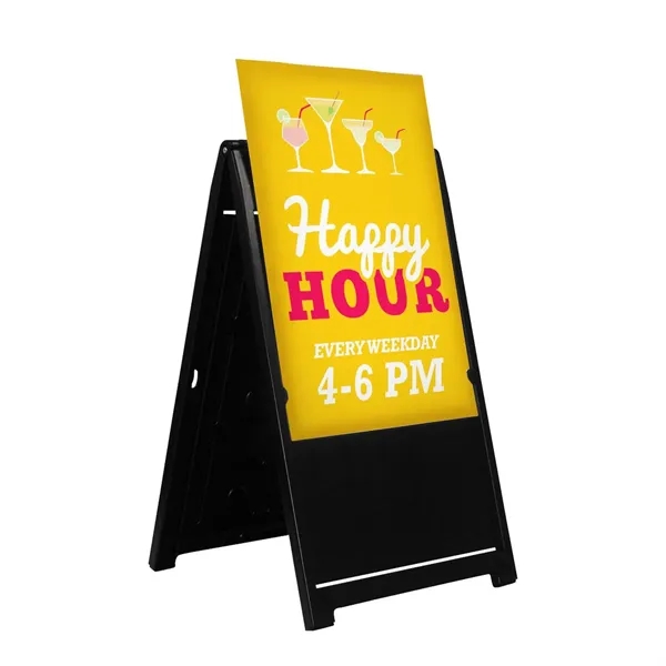 Deluxe A-frame with single-sided signboard and carry handle.... from ASI 87188 Showdown Displays