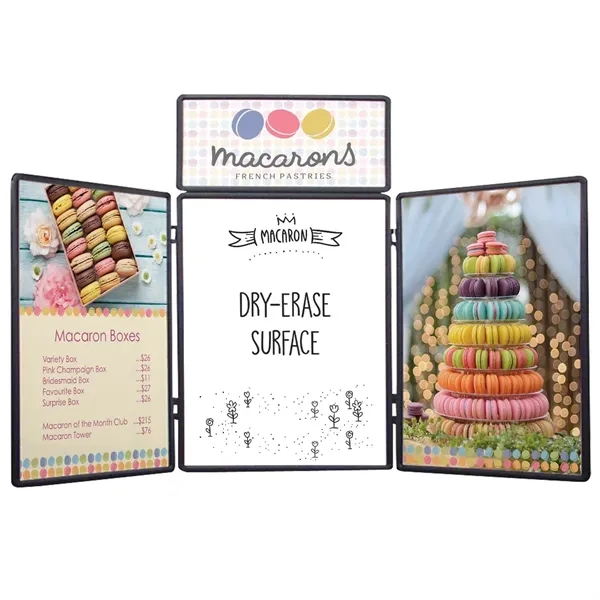 4' display with a dry-erase board on one side and loop... from ASI 87188 Showdown Displays