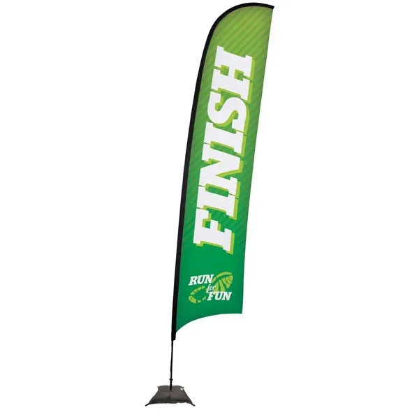 17' razor sail sign made of super poly knit fabric with... from ASI 87188 Showdown Displays
