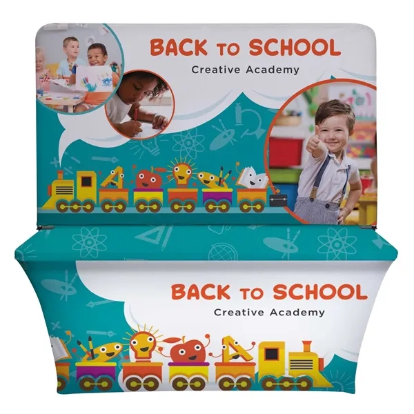 6' over-the-top display kit with double-sided graphics.... from ASI 87188 Showdown Displays