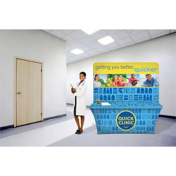 6' over-the-top display kit with double-sided graphics.... from ASI 87188 Showdown Displays