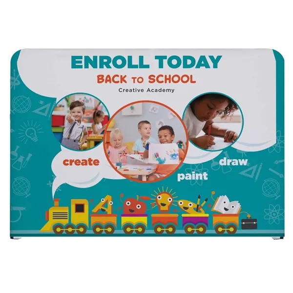 8' over-the-top display kit with double-sided graphics.... from ASI 87188 Showdown Displays