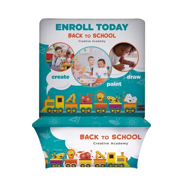 6' over-the-top display kit with double-sided graphics.... from ASI 87188 Showdown Displays