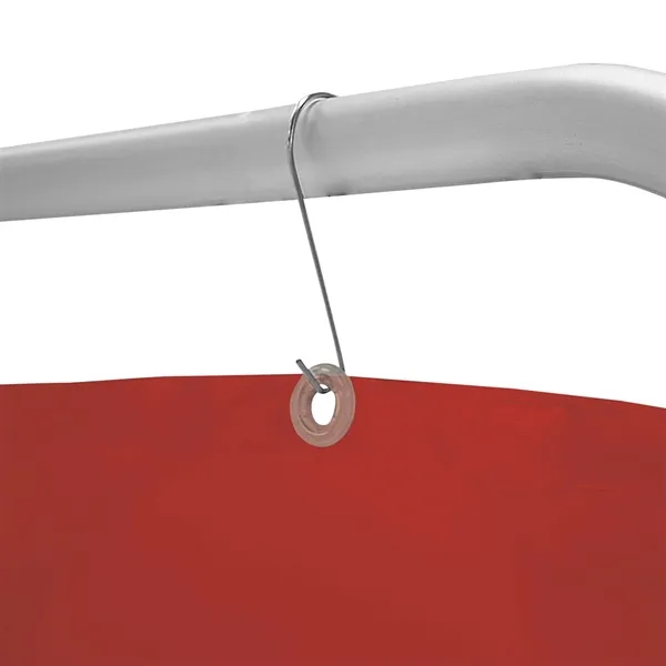 This banner can be hung from any standard trade show pipe... from ASI 87188 Showdown Displays