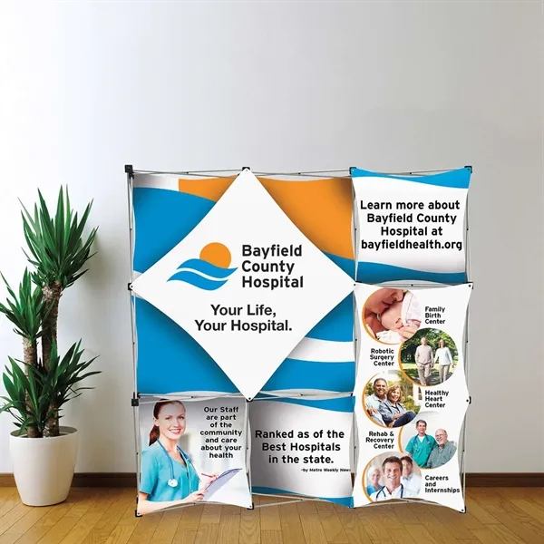 GeoMetrix Classic Kit - includes a 9-quad square frame, two B... from ASI 87188 Showdown Displays