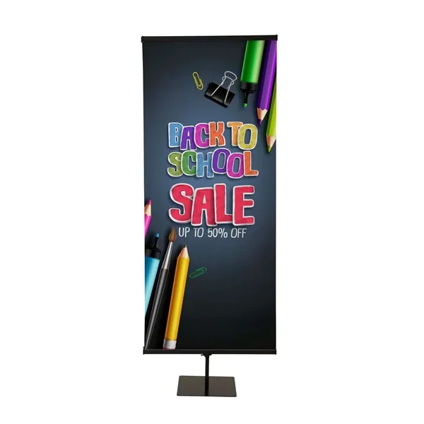 30" banner display kit with frame, telescoping pole and customizable banner.... from ASI 87188 Showdown Displays