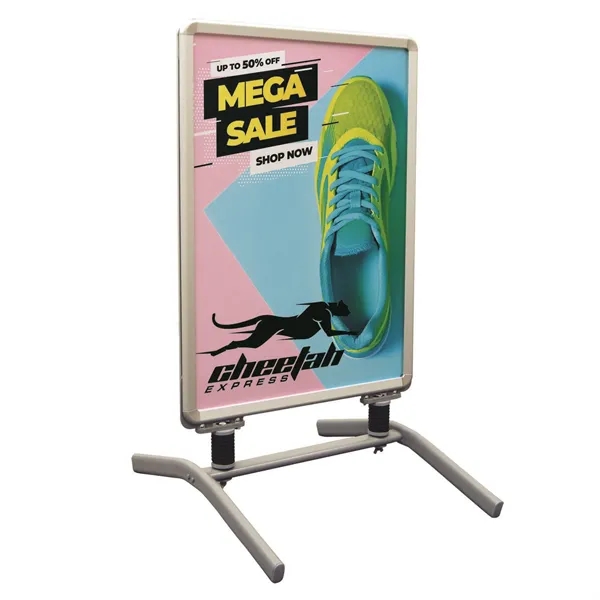 Outdoor spring-mounted 10 ounce Titan plastic sign kit with flexible base.... from ASI 87188 Showdown Displays