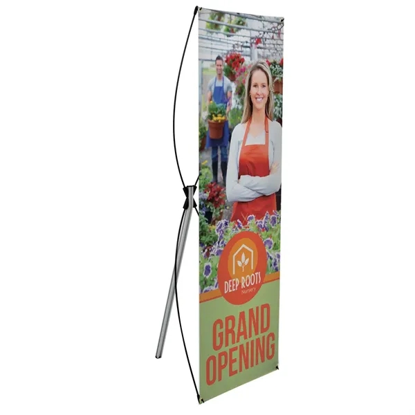 23.5" x 70" Euro-X banner display kit.... from ASI 87188 Showdown Displays